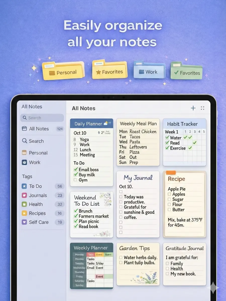 Notes for iPad screenshot 4